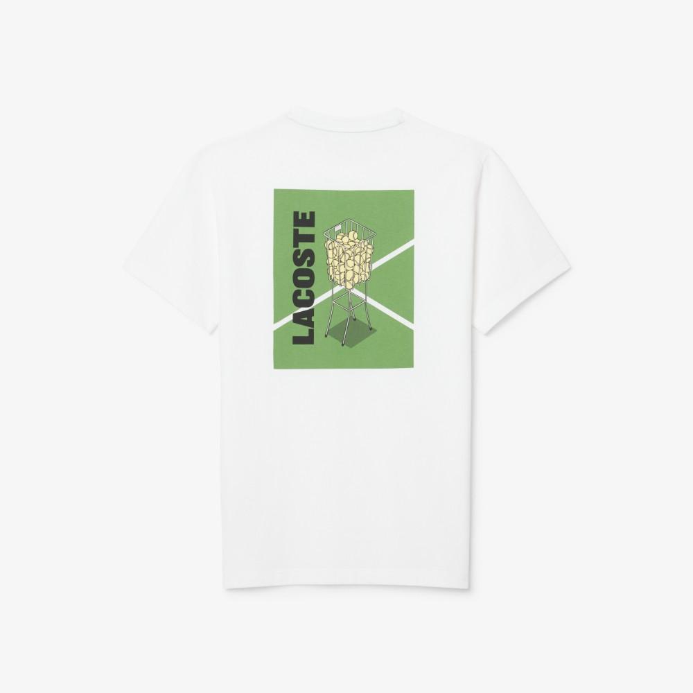 Lacoste Men's Tennis Heritage Graphic T-Shirt TH4762-56G001
