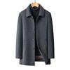 Men's Mid-Length Double-Sided Thick Wool Cashmere Coat