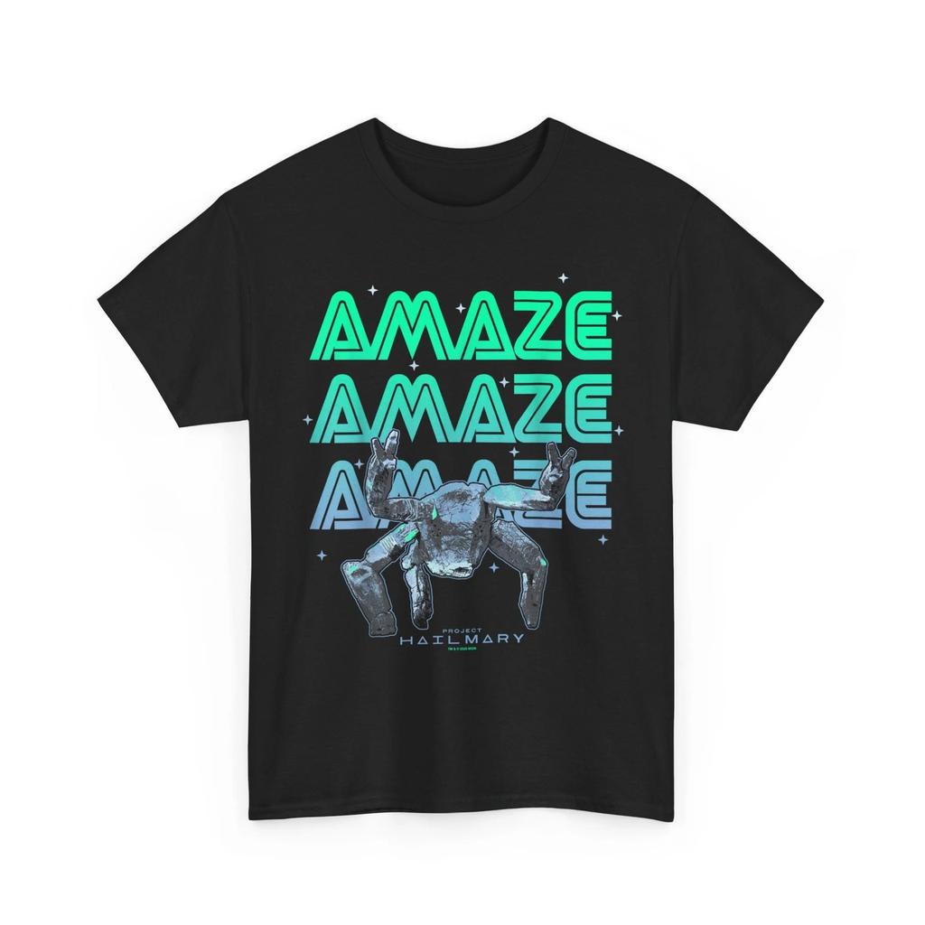 Project Hail Mary Amazing Rocky The Alien Neon Portrait T Shirt