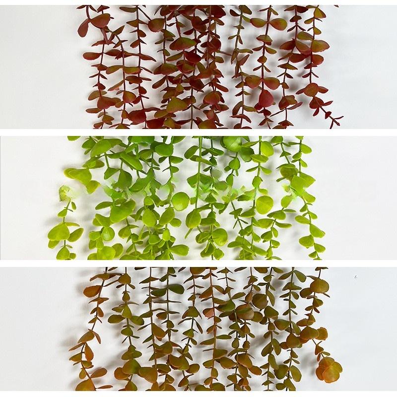90cm Artificial Eucalyptus Wall Hanging Vine Plastic Plant Auditorium Decor Simulation Eucalyptuses Leaf Vines Mall Decoration