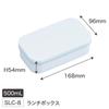 OSK Peanuts Everyday Snoopy Lunch Box with with Chopsticks and Lunch Made in Dishwasher and Microwave for and (OSK) Divider, Blue, 500ml, 16.5cm,