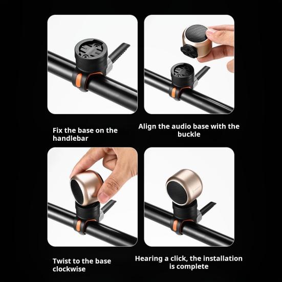 Bluetooth-compatible Speaker Waterproof Rechargeable Wireless Bike Compact Design Horn Portable Mini Speaker