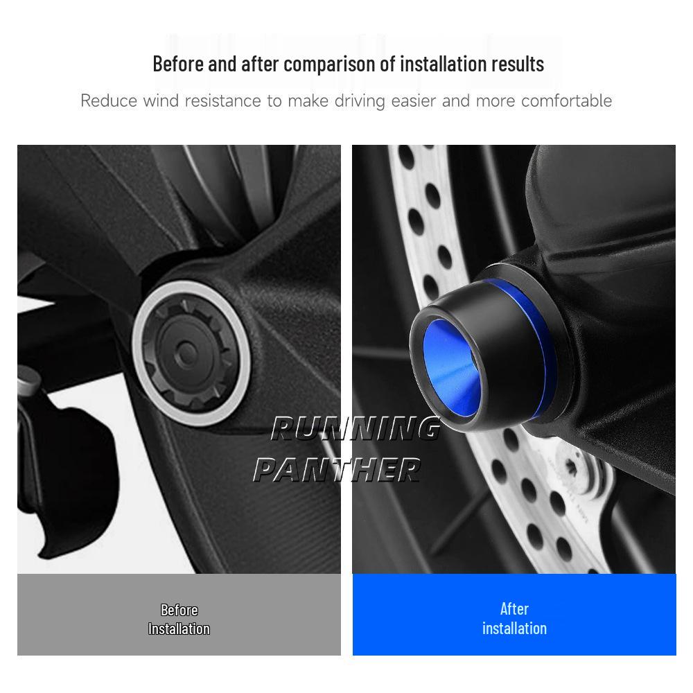 BMW R1300GS/GS ADV Hinterradachse Sturzpads und Schwingarm-Schutzabdeckung