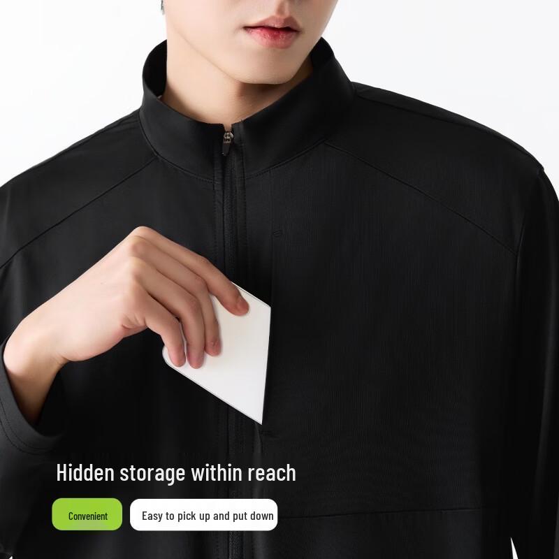 MINISO Men's UPF300+ Stand Collar Sun Protection Jacket