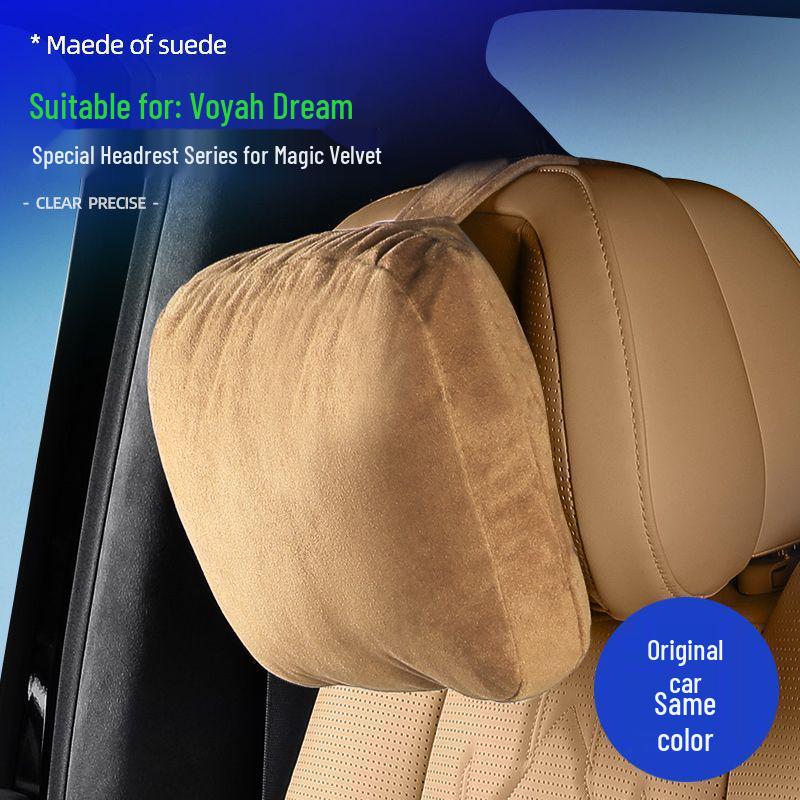 Voyah Dreamer Suede Fluweel Stoel Hoofdsteun: Comfortabel, Ademend en Originele Autokleur Matchend