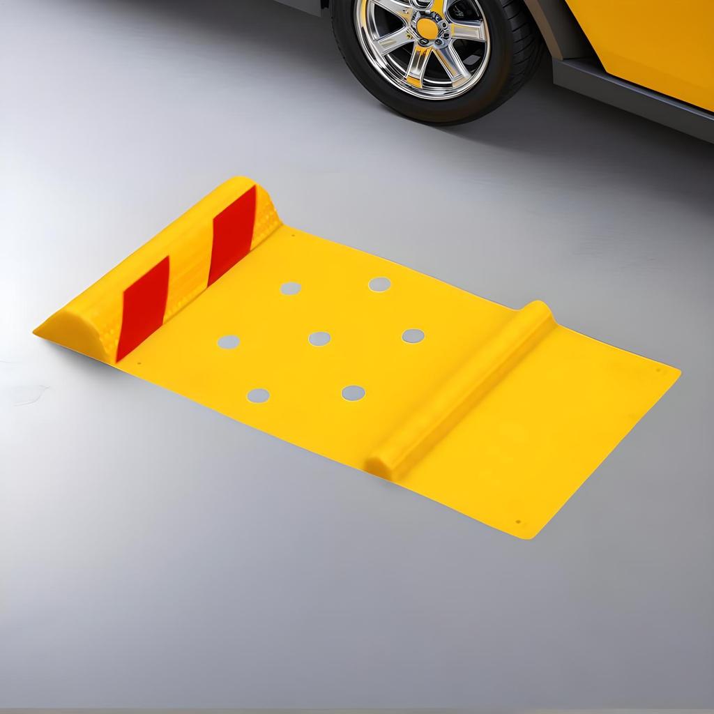 Garage Car Parking Mat Anti-Skid Rubber Parking Mat High Visibility Wheel Stabilizer Guides Stops For Automotive Sedan SUV Golf