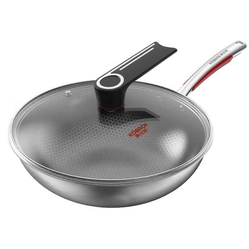 Kobach 304 Honeycomb Wok