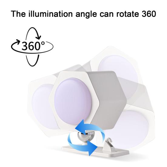 Wall Lamp with Remote Control 360-Degree Rotation Dimmable Indoor LED
