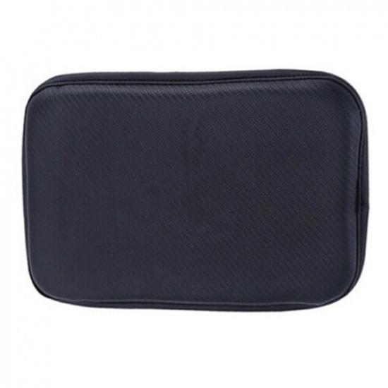 Car Central Armrest Pad Black Center Console Arm Rest Box Cushion Cover Black