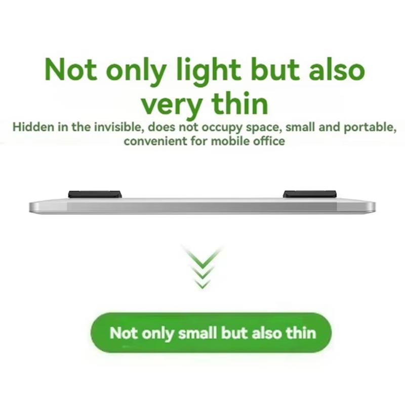 2Pcs Portable Foldable Laptop Support Stand Invisible Cooling Stand Adjustable Height Laptop Tablets Support
