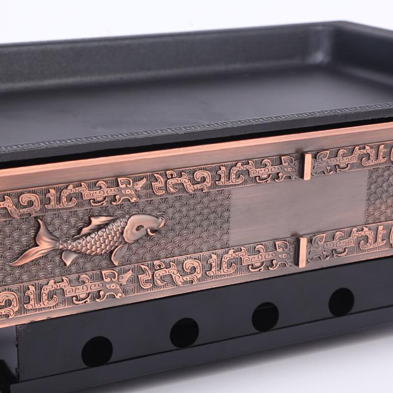 ZISIZ Vintage Ancient Ding Cast Aluminum BBQ Grill
