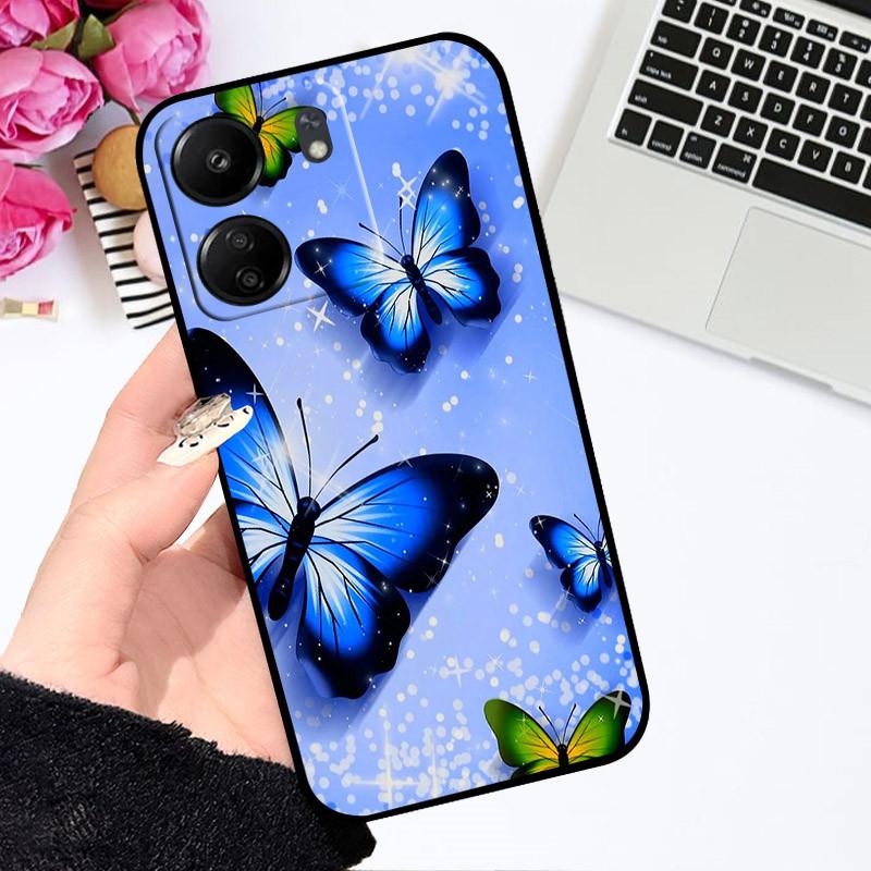 For Xiaomi Poco C65 Case Redmi 13C 4G Cute Cartoon Cover Soft Silicone Phone Case For Xiaomi Redmi 13C Poco C65 C 65 Bumper