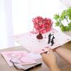 3D Aufklapp Kirschblüten Grußkarten Hochzeitskarte Jubiläum Erntedank Valentinstag Geschenk Dankeskarte Handgemachte Karten