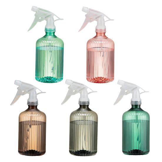 Handheld Spray Bottle Fine Mist Plant Mister Hand Pressure Watering Can 500ml Adjustable Nozzle Spray Bottle for Garden Plants Cleaning Solutions