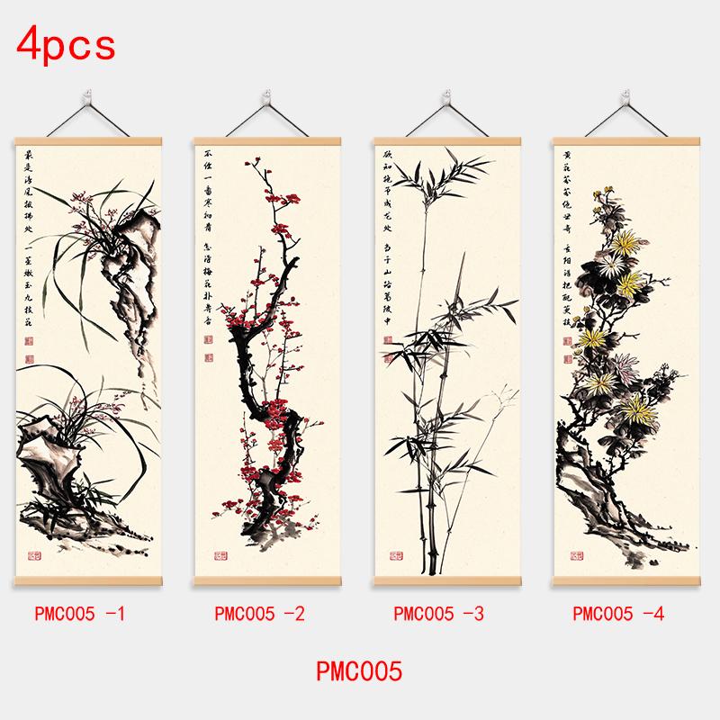 Traditionelle chinesische Landschaftsmalerei, klassische Kunst, Wandbild, Poster, Leinwand