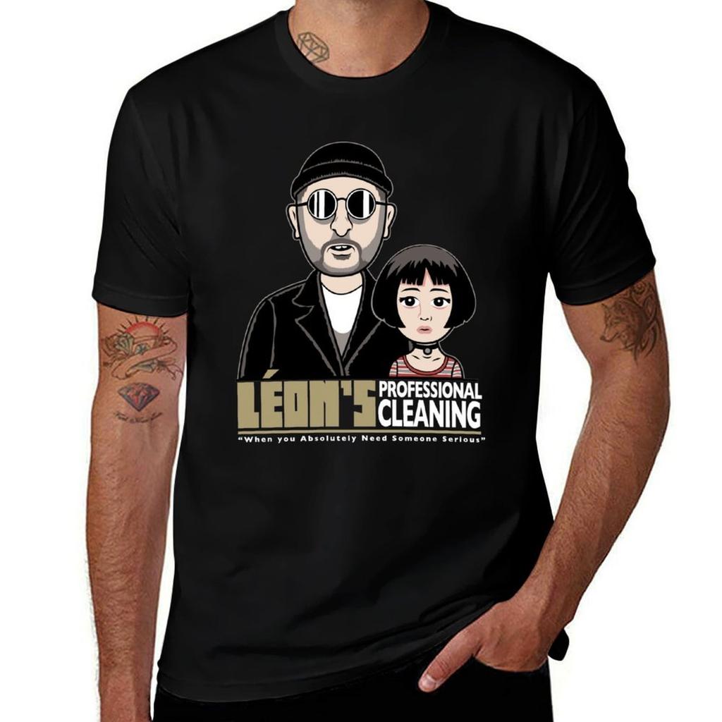 Leons Professional Cleaning Tshirt Work Style Casual Tshirt