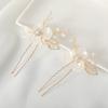 Haodeliy Hair Ornament Headpiece Set with Comb and Handmade Bridal Hair Wedding Flower Hair Perfect for Entrance and Suitable for Kimono 3-Piece