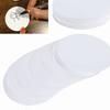 100pcs White Circle Paper Blank Badge Paper Blank Pre-Cut Circles Badge Printer Paper Lightweight Badge Making Paper