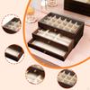 Box, Versatile In Its Use, with Soft Lining And Compartments, Including A Tray for Necklaces, Rings