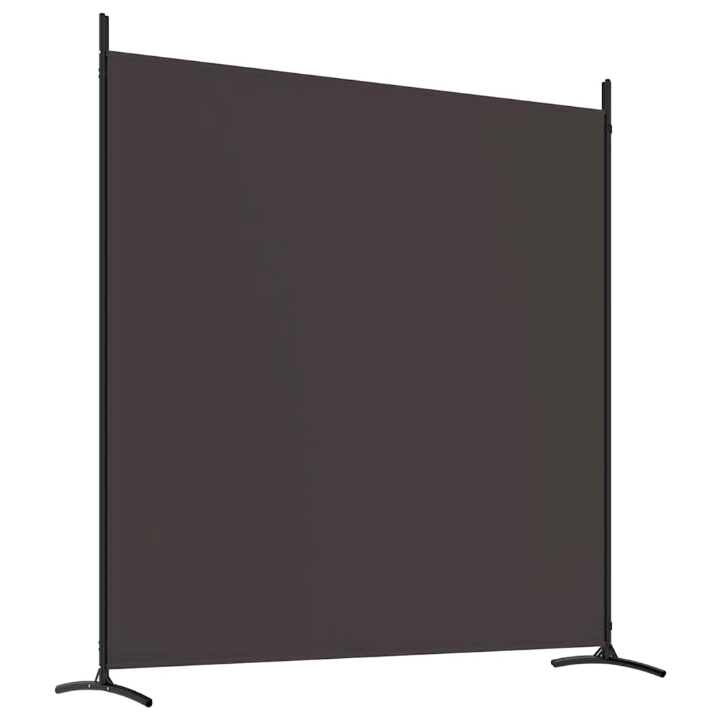 Vidaxl Parawan 4-Panelowy, Brązowy, 698X180 Cm, Tkanina