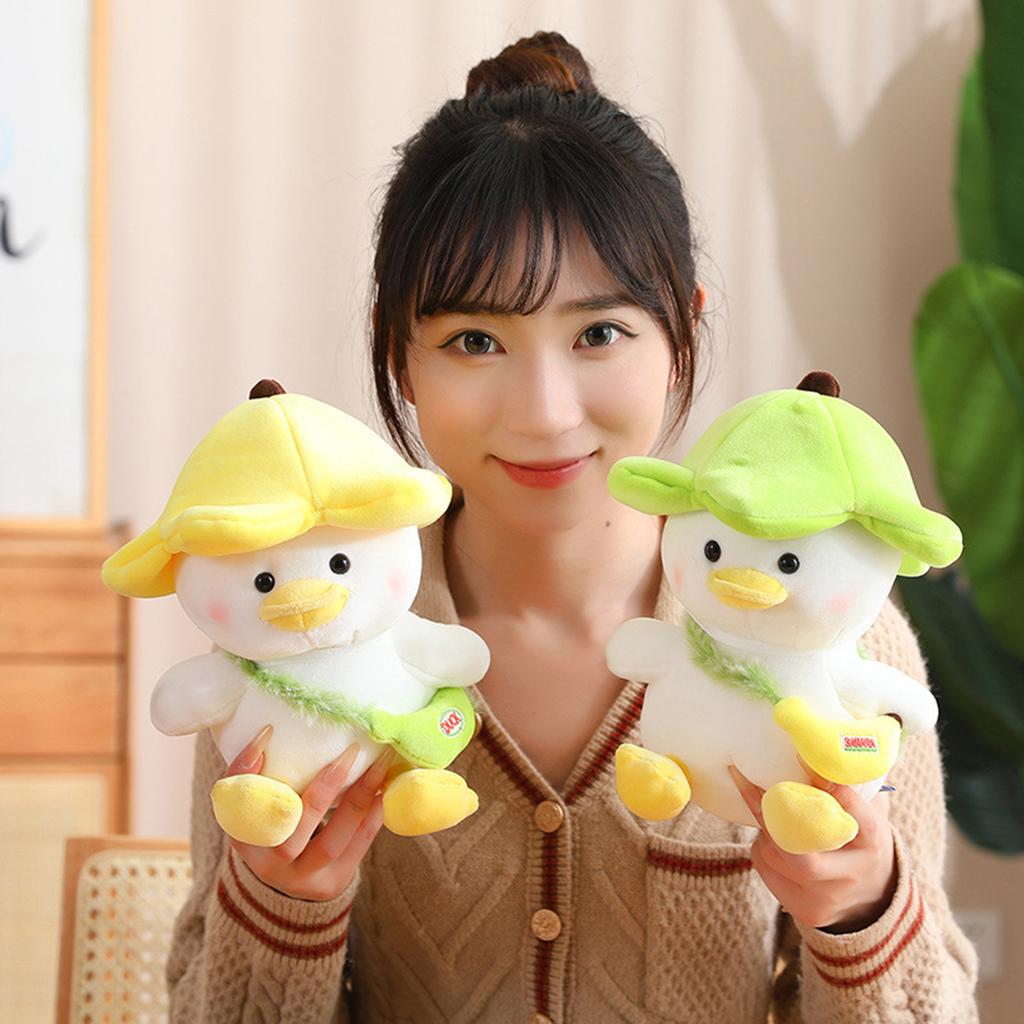 Lovely Banana Duck Plush Toy Stuffed Doll Creative Cute Simulation Stuffed Toy for Baby Sleeping Hugging Plush Toy