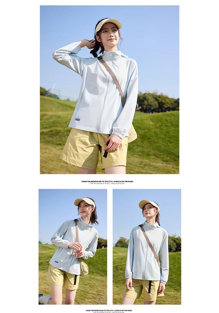 Unisex UV Protection Cooling Jacket: Lightweight, Breathable, Hooded, Sun Protection for Outdoor Activities