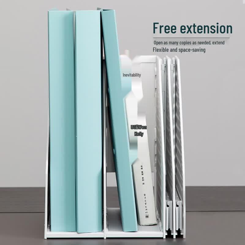 Deli 4-Tier Foldable Desktop File Organizer