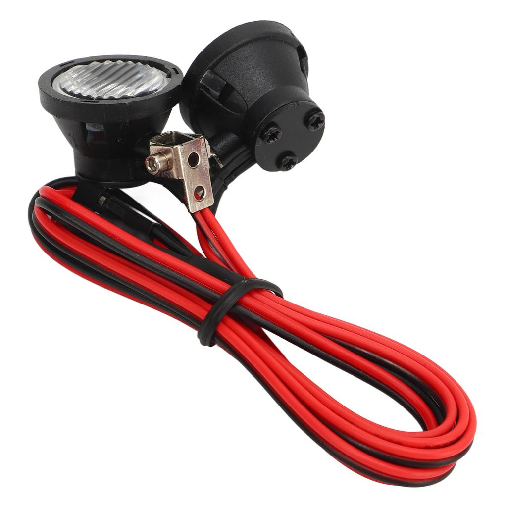 2LED RC Car Universal Headlights RC LED Roof Headlamps for 110 RC Model Crawler Cars