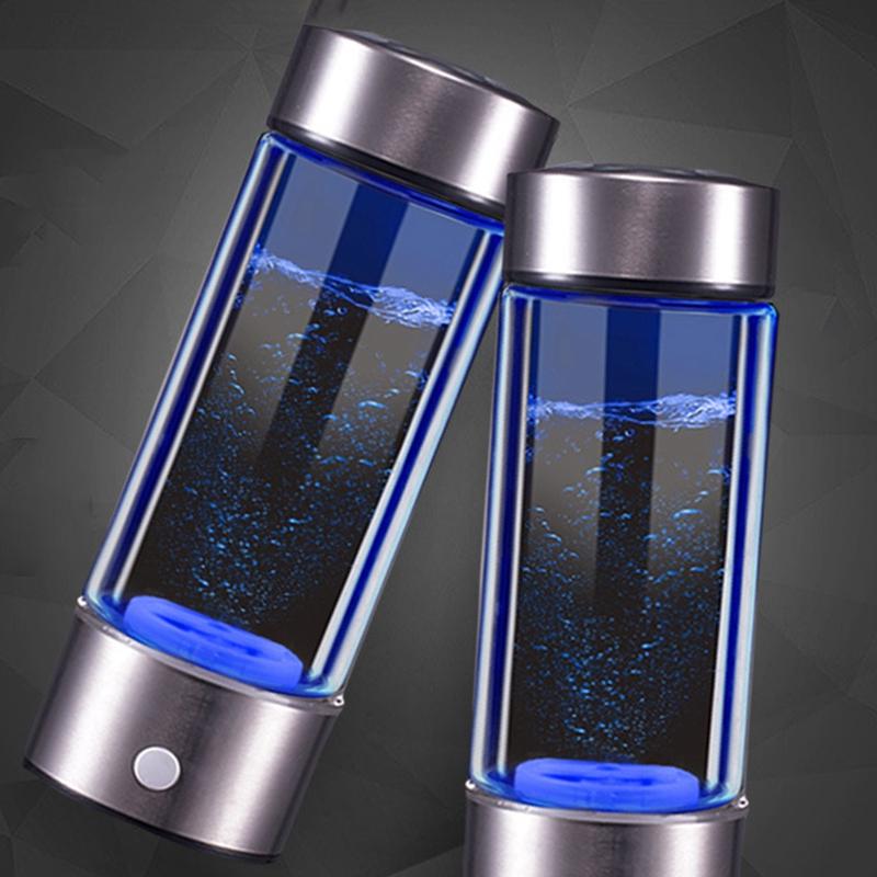 Hydrogen Water Generator Alkaline Maker Uppladdningsbar Bärbar vattenjoniserande flaska Super Antioxidan Väterik vattenkopp
