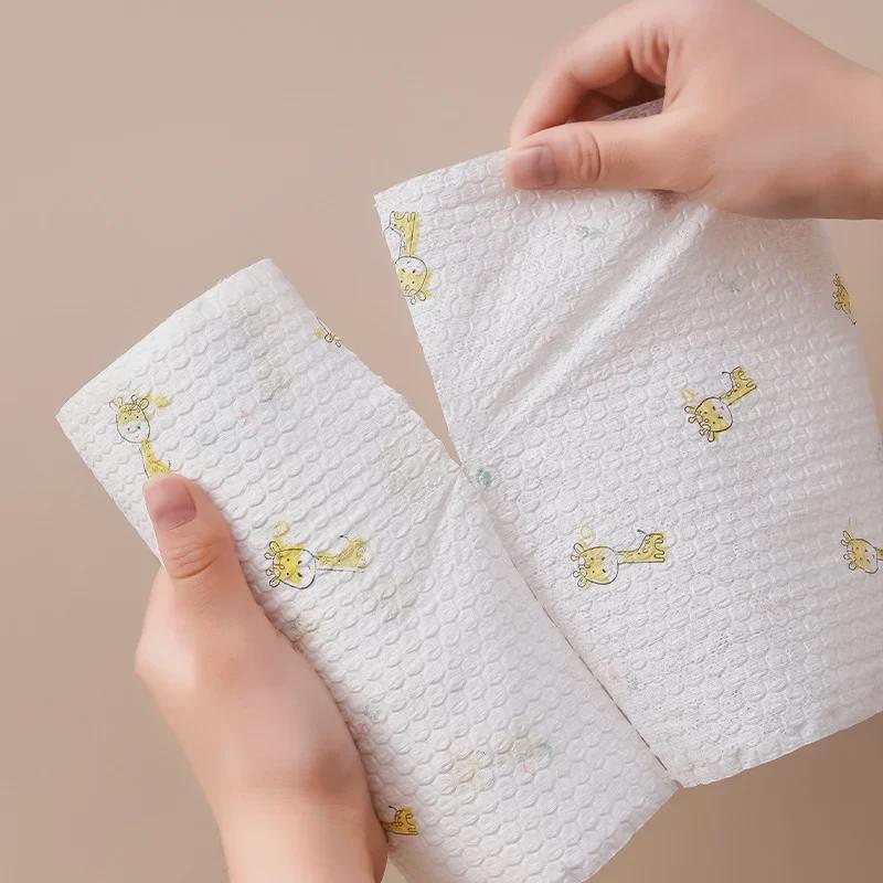 Lazy Rag Dual-Use Wet & Dry Kitchen Towels - Disposable Dishwashing Cloths for Home Cleaning