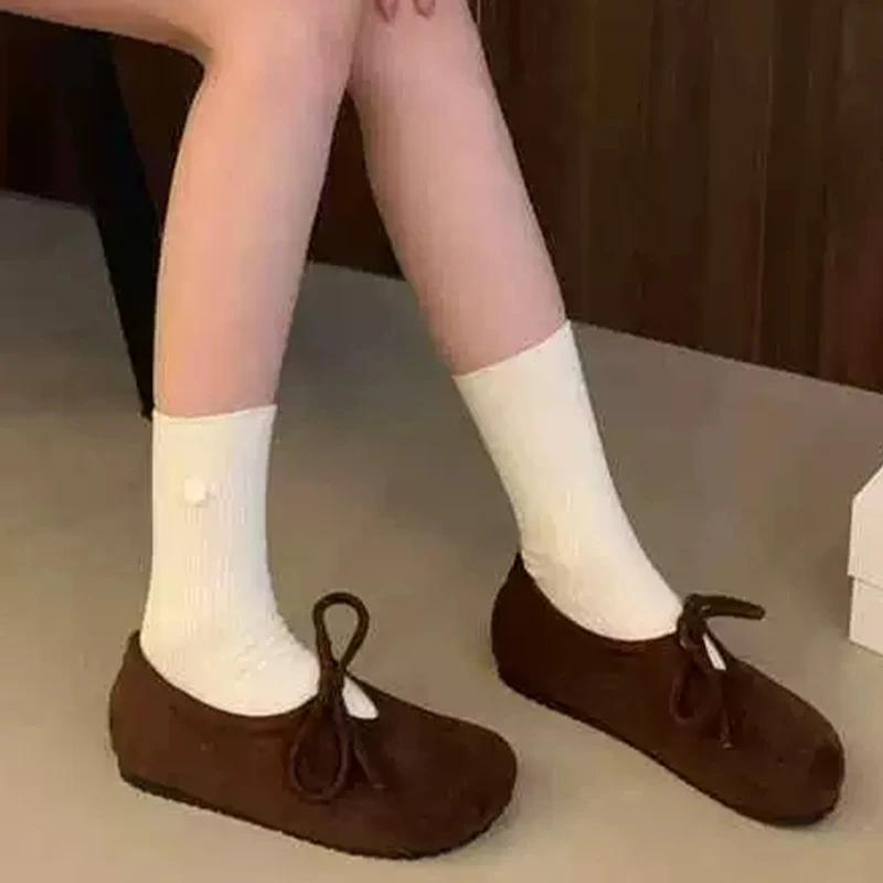 Lankelis Leopardas Moteriški Zomšiniai Balerinos Batai Loaferiai Rudens Nauja Mada Laisvalaikio Batai Moterims 2024 Tendencija Vaikščiojimo Batai Jaukūs Mujer Zapatos