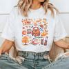 This Is Fall Season Unisexs Fall Shirt Pumpkin Season Unisex Short Sleeves Shirts Fashion Fall Harvest Female Tshirt Clothes