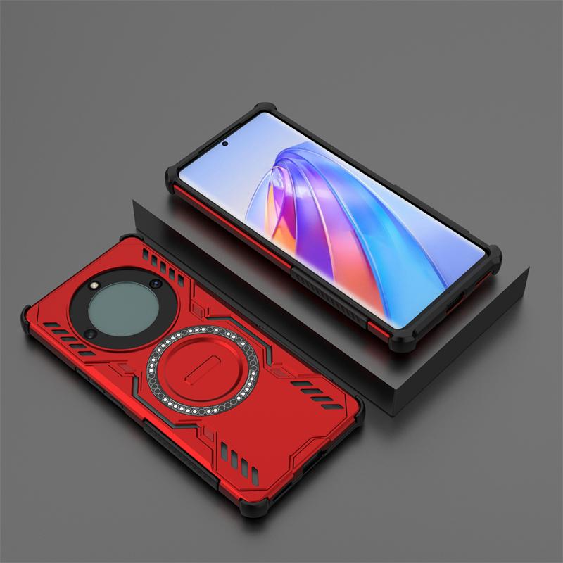 Pouzdro pro Honor X9A Pouzdro pro Honor X9A Anti-knock Armor PC Magnetická adsorpce Bezdrátové nabíjení Zadní kryt pro Pouzdro pro Honor X9A 6,67 palce