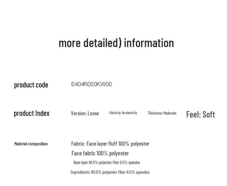 Sancai Women's Round Neck Faux Fur Coat