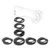 Mountain Bicycles Steerer Tube Spacers Headset Spacer for Headset Washer Stem Spacers Shims Cycling Headset Spacers Set