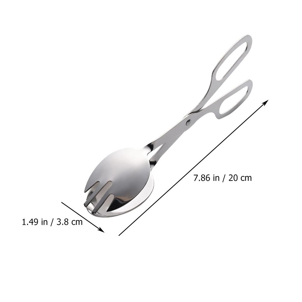 Stainless Steel Salad Tongs Bread Clip Food Serving Tong Kitchen Utensils Metal Buffet Tools Dining Bar Accessories Restaurant