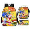 Cartoon Backpack, Primary And Secondary School Students Three-Piece Set, School Bag, Backpack, Shoulder Bag, Pencil Case.