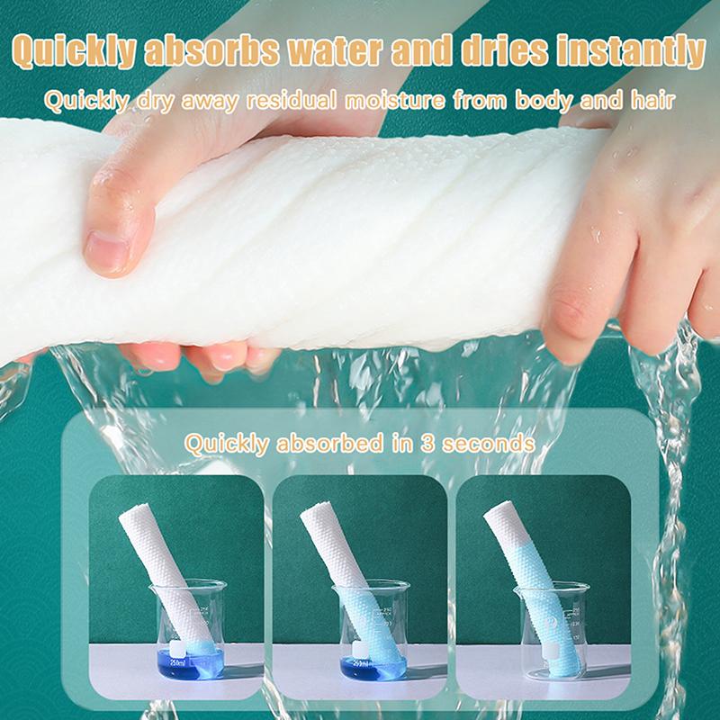 10Pcs 30*70Cm Disposable Compressed Towel Large Thickened Bath Towels Travel Hotel Bath Washable Towels Face Cleansing Towels