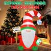 Christmas Inflatables Gnome, 4FT Blow Up Christmas Gnome Outdoor Decorations, Inflatable Yard Decoration, Christmas Holiday Gnome Decor for Party,