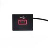 Car Black USB Input Adapter Audio Radio u-disk flash Socket Interface Cable For Ford Focus 2 Mk2 2009-2011