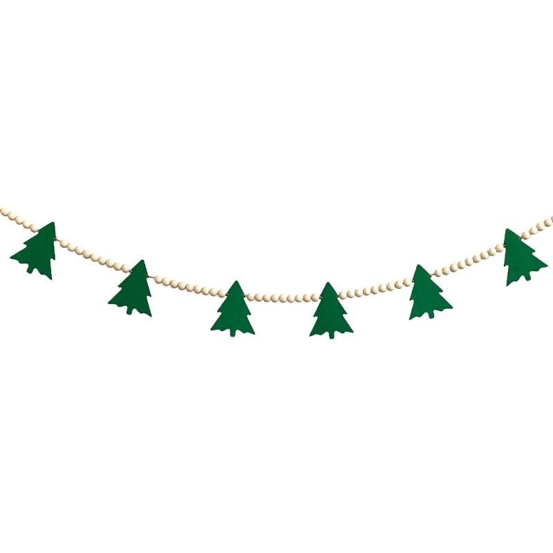 User Friendly Christmas Felt Banners Hanging Ornament for Fireplaces Window Party Decorating Reusable Holiday Hanging