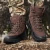 Men's Hunting Tactical Boots Outdoor Waterproof Anti-slip Boot Men Military Hiking Shoes High-top Thick Sole Mountaineering Shoe