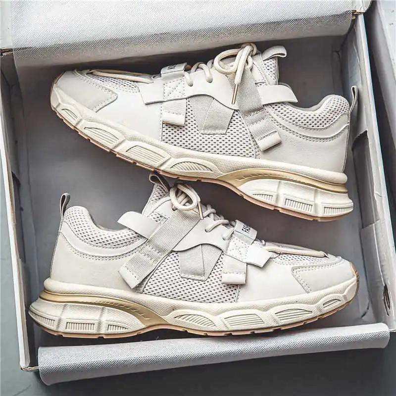 Mode Winter Kunstleder Weiß Sapatenis Freizeitschuhe Sportschuhe Sneaker Für Herren Twnis Badkets Tenys Besucher Dropshiping