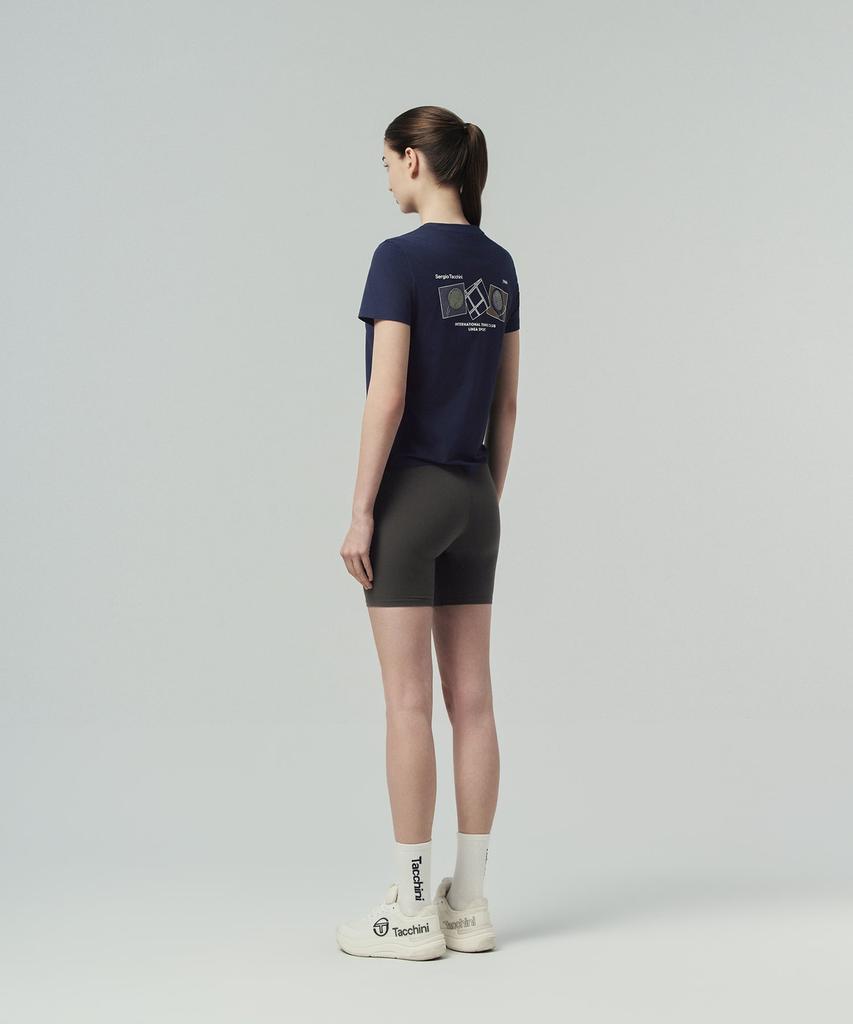 SERGIO TACCHINI W Rayfresh Graphic Short Sleeve T-Shirt (Navy)