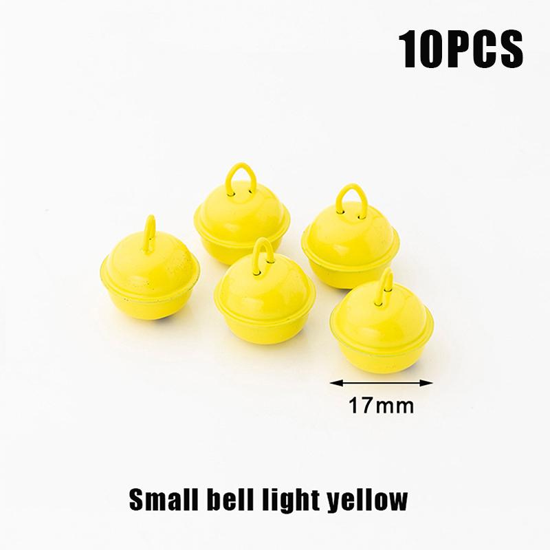 10 szt. 22 mm Kolorowe Malowane Dzwonki Jingle Metalowe Okrągłe Mini Dzwoneczki Ozdoby Dekoracje Wisiorki na Boże Narodzenie Rękodzieło DIY