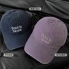 Korean-style Simple and Versatile Letter-embroidered Soft-top Baseball Cap for Women, New Spring-summer Model, Face-slimming Duckbill Cap for Men