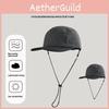 Baseball Cap Peaked Hat Breathable Grid Pattern Uv Protection  Gift Adjustable