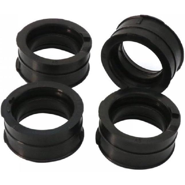 4Pcs Carburetor Intake Manifold Boots Compatible With Yamaha FZ750 FZR750R FZX700 Fazer GTS1000 2LM-13597-00
