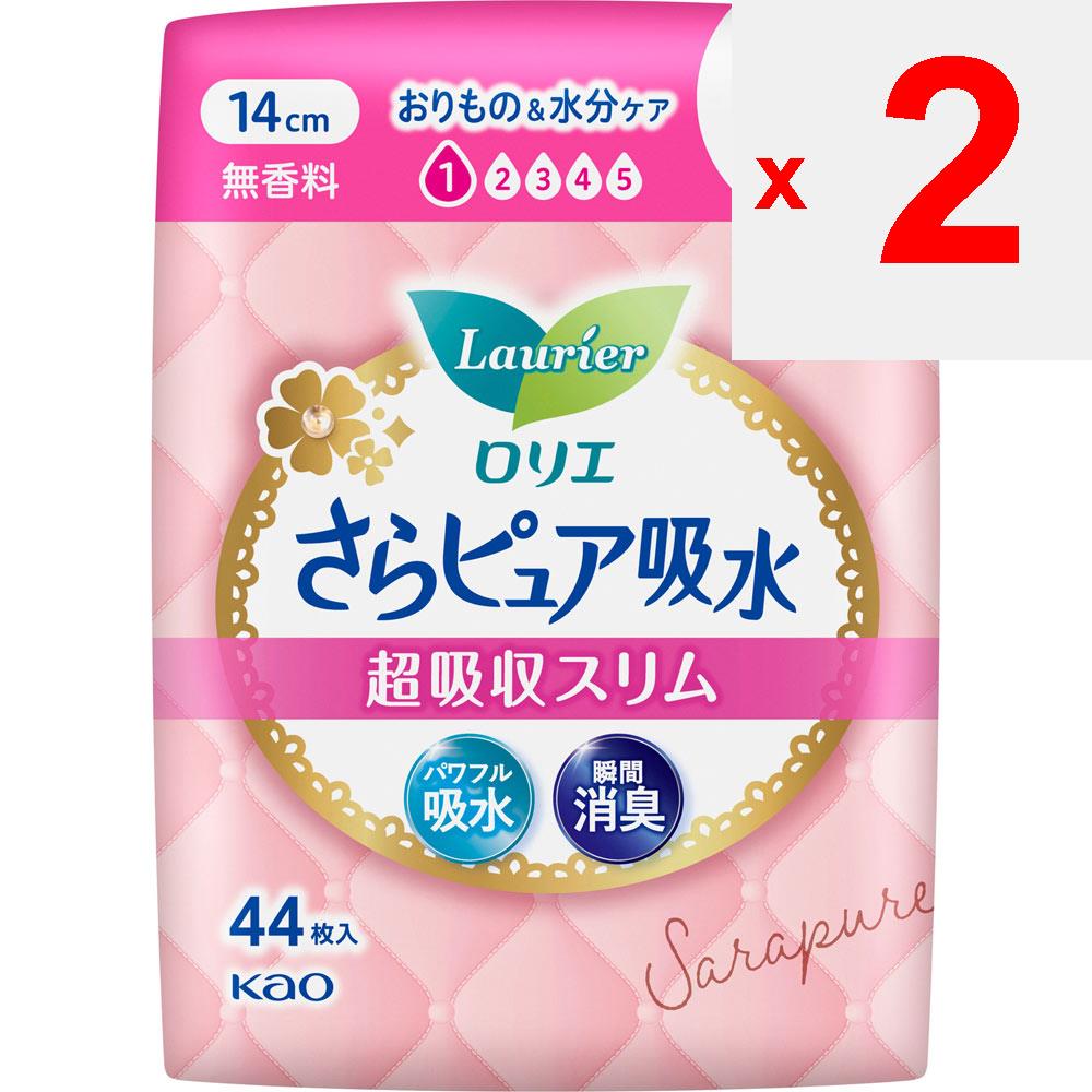 KAO Laurier Sara Pure Absorbent Super Absorbent Slim 3cc Scent Free 44sheets Light Incontinence Please Replace It As Needed. Sara Pure