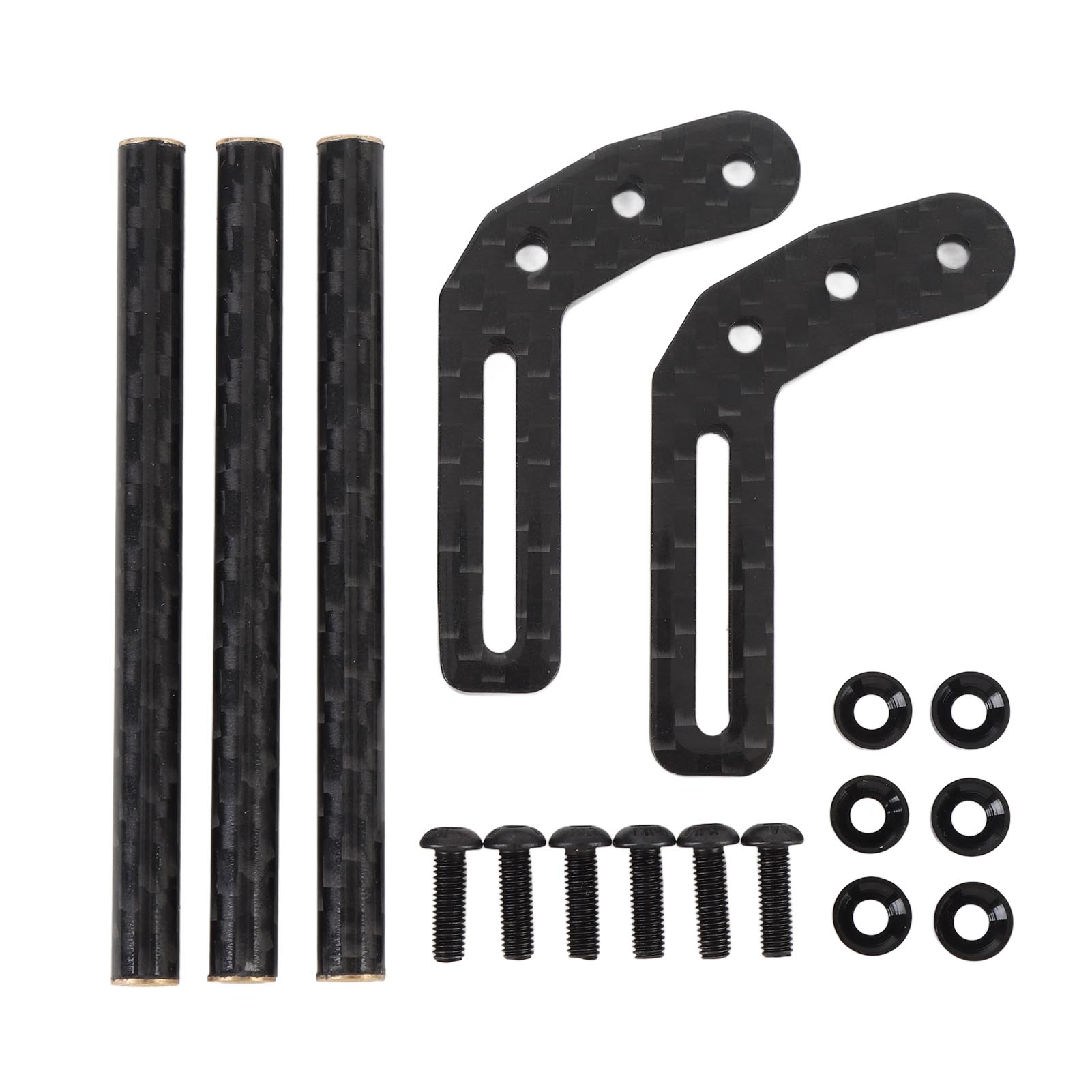 

RC Car Front Bumper Carbon Fiber 75mm Wide RC Front Bumper Parts for SCX10 LCG 110 RC Crawler